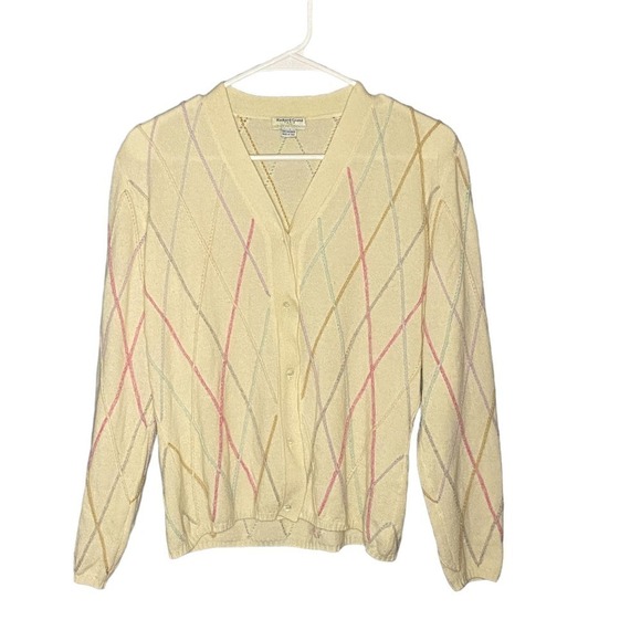Vintage Richard Grant for Bergdorf Goodman Cashmere Cardigan S/M - Picture 1 of 5